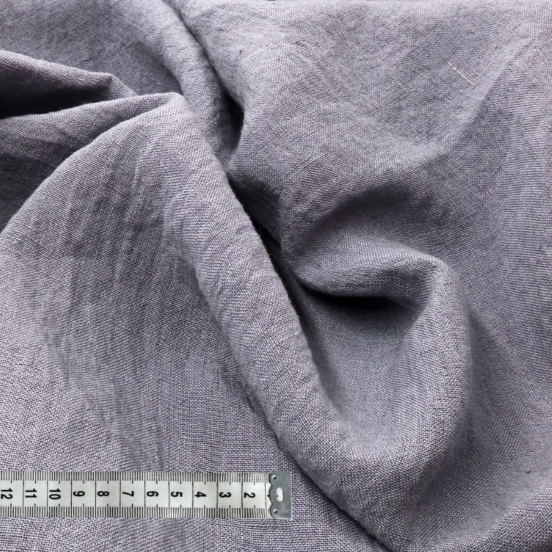 Tkanina lniana miękka stonewashed - szer. +/- 230 cm, +/- 190 g/m2, 5 kolorów